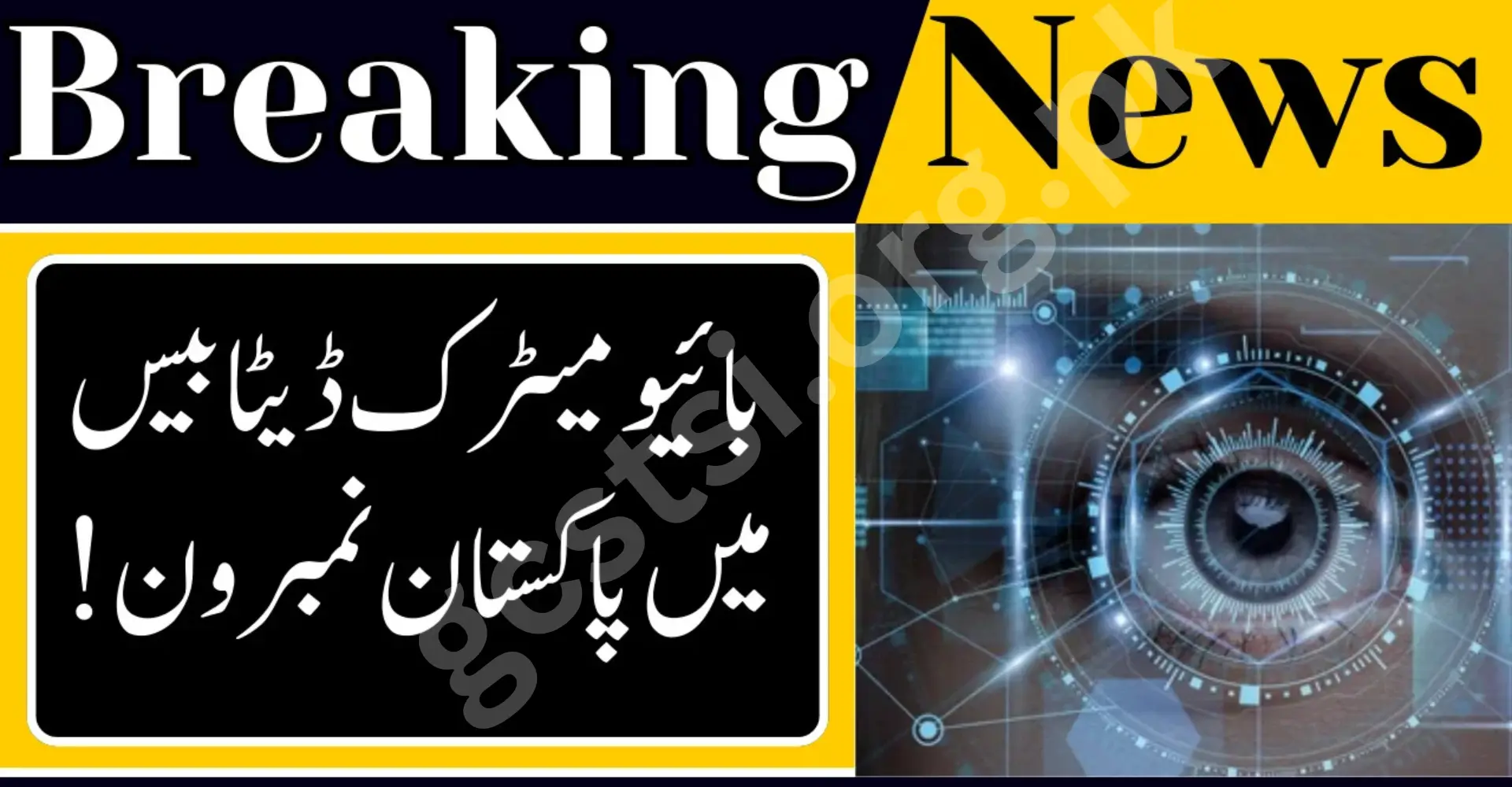 Pakistan Builds World’s Largest Biometric Citizen Database